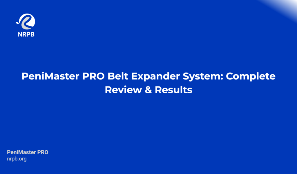 PeniMaster PRO Belt Expander System: Complete Review & Results - NRPB