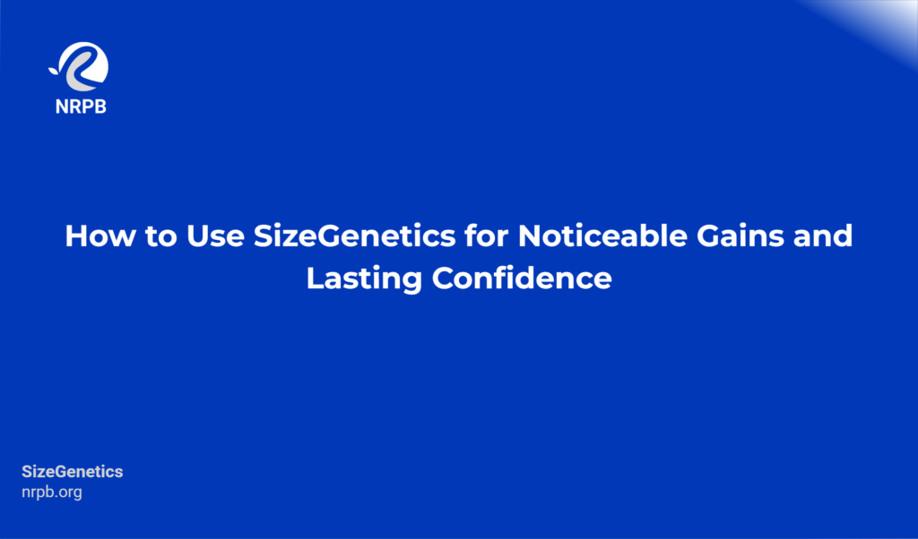 Noticeatable How to Use SizeGenetics for Noticeable Gains and Lasting Confidence - NRPB